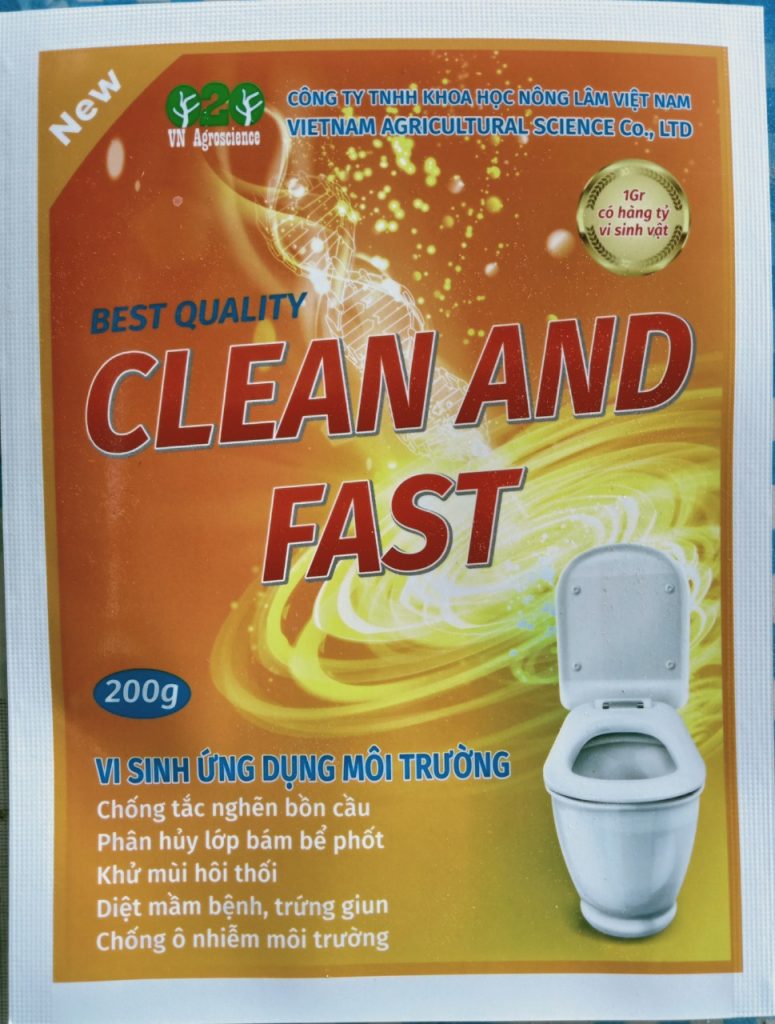 Dùng bột thông tắc để khử mùi, chống hôi nhà vệ sinh hiệu quả 